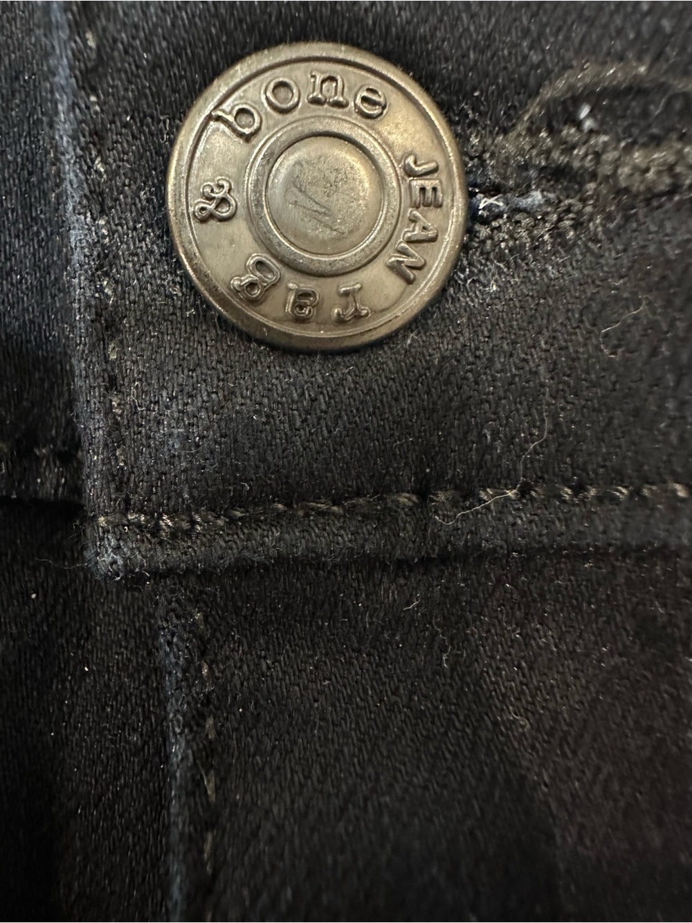 RAG & BONE Dark Midnight Blue Skinny Slim Jeans Womens Size 29 Leather Detail - Picture 6 of 11